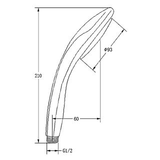 Душевая лейка Frap F08-32 Хром Оранжевый